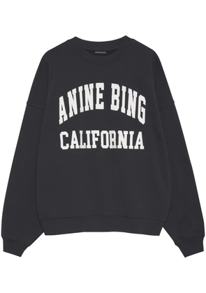 ANINE BING Miles organic-cotton sweatshirt - Black
