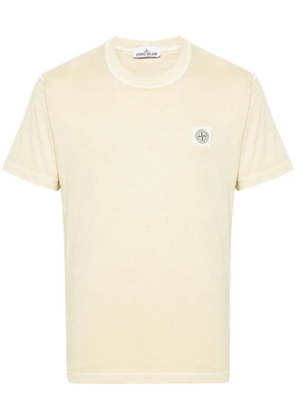 Stone Island Compass-patch cotton T-shirt - Neutrals