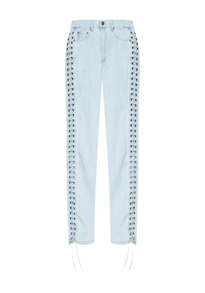 ROTATE BIRGER CHRISTENSEN lace-up detail jeans - Blue