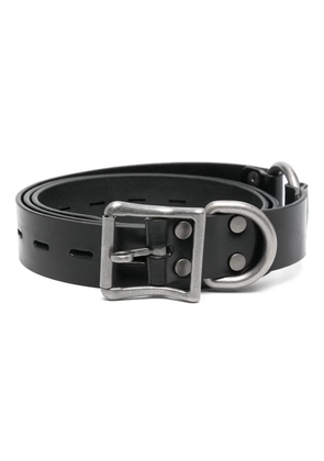 Martine Rose leather belt - Black