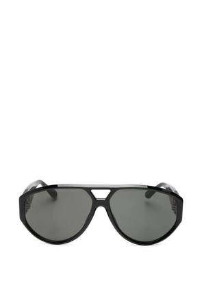 Linda Farrow Portia geometric-frame sunglasses - Black