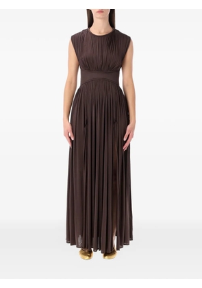 ZIMMERMANN Hypnotic Column pleated dress - Brown