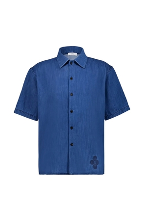 COMMAS striped denim shirt - Blue