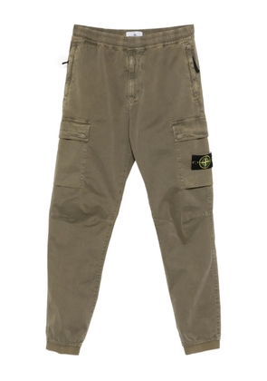 Stone Island cargo pocket elasticated trousers - Green