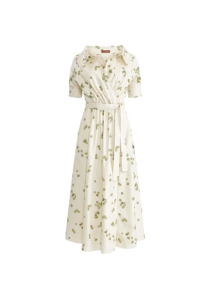 Altuzarra Lydia floral-pattern belted dress - Neutrals