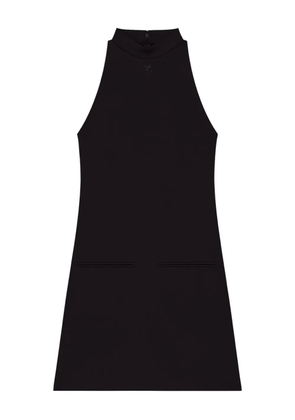 Courrèges high-neck sleeveless dress - Black
