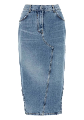Givenchy denim pencil skirt - Blue