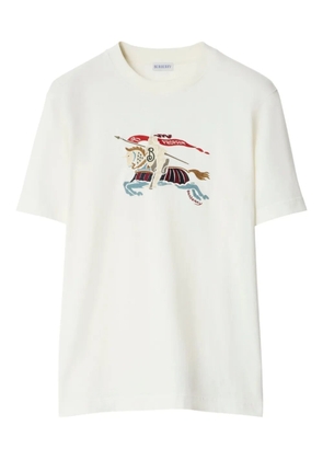 Burberry EKD-embroidered T-shirt - White