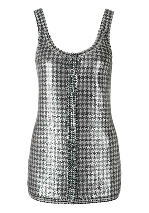 Rabanne metallic tank top - Silver