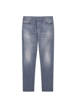 Armani Exchange logo-patch jeans - Grey