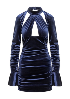 ACTUALEE cut-out ruched dress - Blue