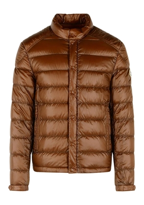 Moncler Selves quilted round-neck jacket - Brown