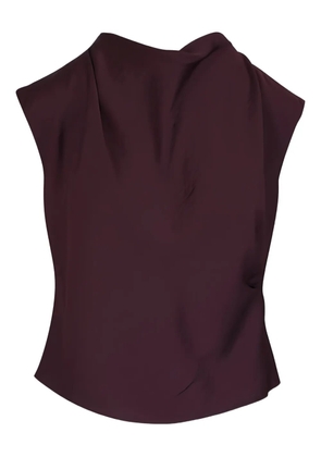 Vince cowl-neck top - Red