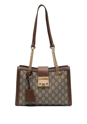 Gucci small Padlock GG shoulder bag - Neutrals