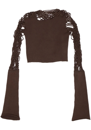 Isa Boulder Roots top - Brown