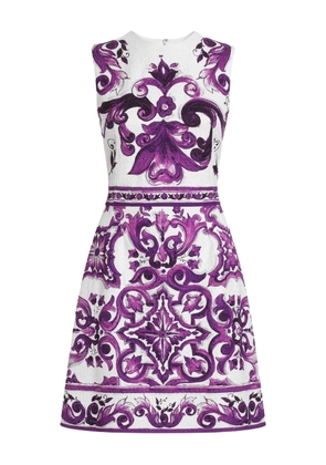 Dolce & Gabbana graphic-print dress - White