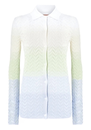 Missoni gradient-effect cardigan - White