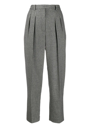 A.P.C. Cheryl houndstooth-print trousers - Black