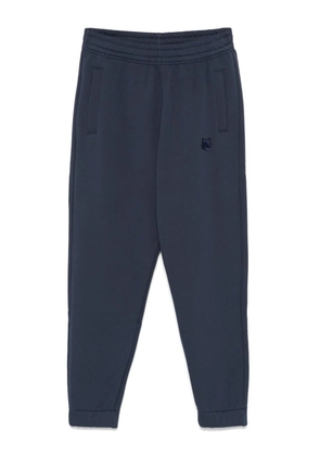 Maison Kitsuné Bold Fox Head-patch track pants - Blue