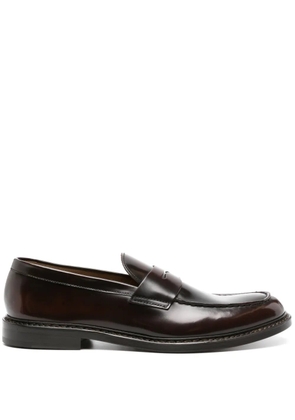 Doucal's plain loafers - Brown