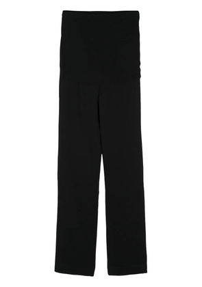 Paris Georgia Apron straight-leg trousers - Black