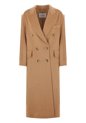 Max Mara double-breasted camel coat - Brown