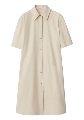 Burberry short-sleeve shirt dress - Neutrals