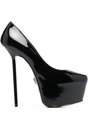 Philipp Plein 160mm platform pumps - Black