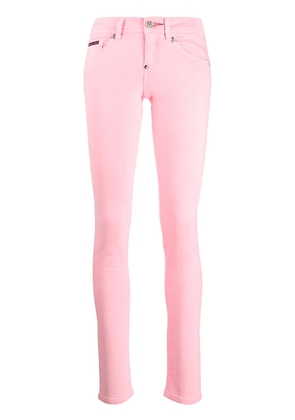 Philipp Plein mid-rise skinny jeans - Pink