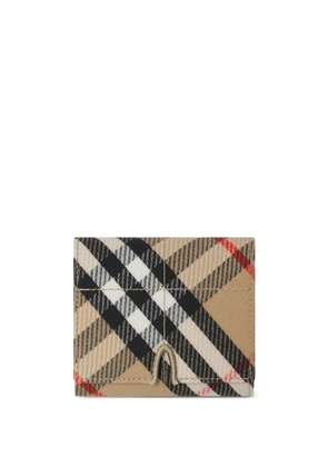 Burberry Vintage Check-print Snip wallet - Neutrals