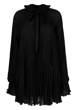 Philipp Plein pleated shift dress - Black