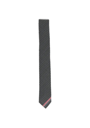 Thom Browne striped tie - Grey