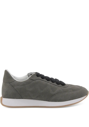 Fabiana Filippi quilted suede sneakers - Grey