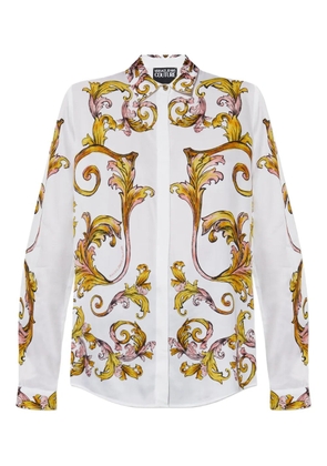Versace Jeans Couture Outline Barocco-print shirt - White