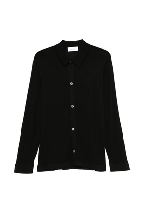 Lardini buttoned knitted shirt - Black