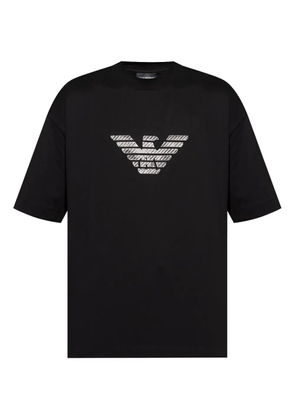 Emporio Armani logo-print T-Shirt - Black