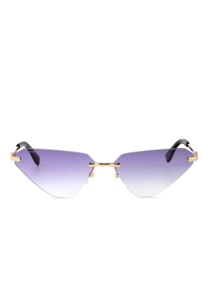 DSQUARED2 EYEWEAR geometric-frame sunglasses - Gold