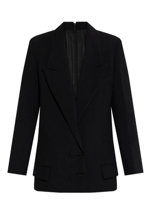 Victoria Beckham double-breasted peak-lapel blazer - Black