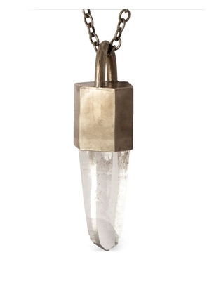 Parts of Four Talisman pendant necklace - Silver