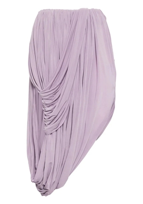 Christopher Esber Swept draped skirt - Purple