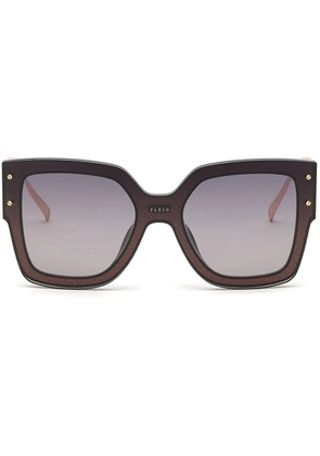 Philipp Plein Eyewear oversized frame sunglasses - Black
