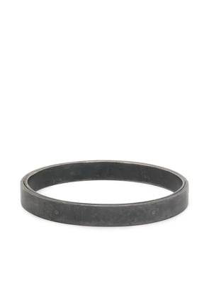 Parts of Four Sistema oxidised-finish bangle - Grey