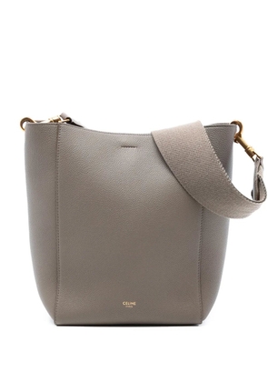 Celine Pre-Owned 2020 Small Soft Grained Calfskin Seau Sangle bucket bag - Brown