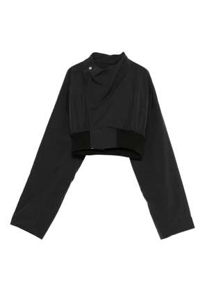 Rick Owens double-breasted cropped jacket - Black