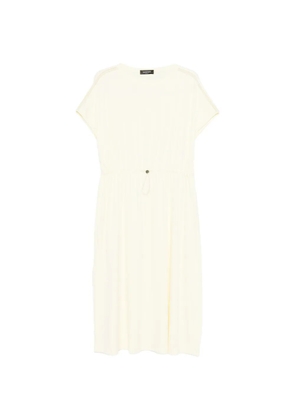 Fabiana Filippi drawstring-waist midi dress - Yellow