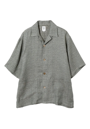 SOUTH2 WEST8 Cabana revere-collar patterned shirt - Grey