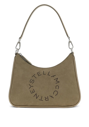 Stella McCartney small Hobo logo-detail shoulder bag - Grey