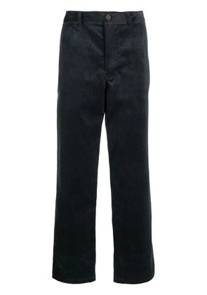 Wood Wood corduroy straight-leg cut trousers - Blue