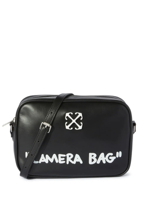 Off-White medium Jitney Quote shoulder bag - Black