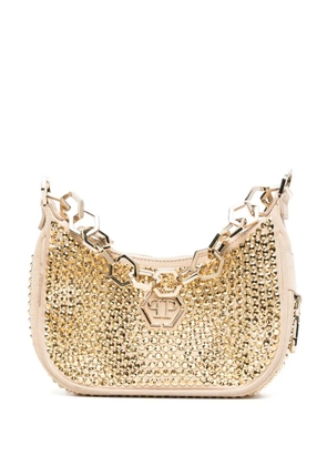 Philipp Plein crystal-embellished shoulder bag - Gold